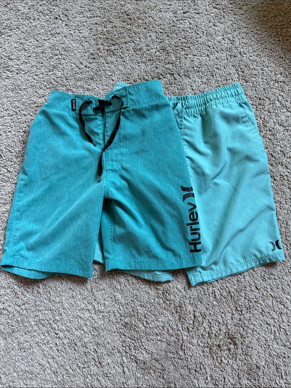 Hurley Kids Aqua Teal Swim Trunks